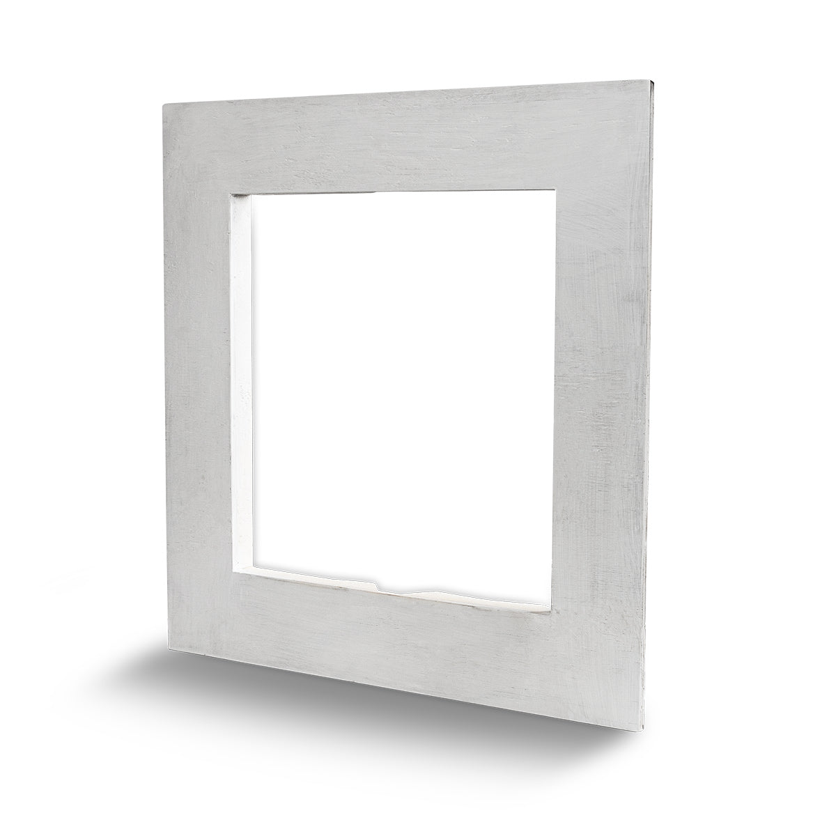 Angled view of the IF14FRAME-R showing the white primed plywood mounting surface.