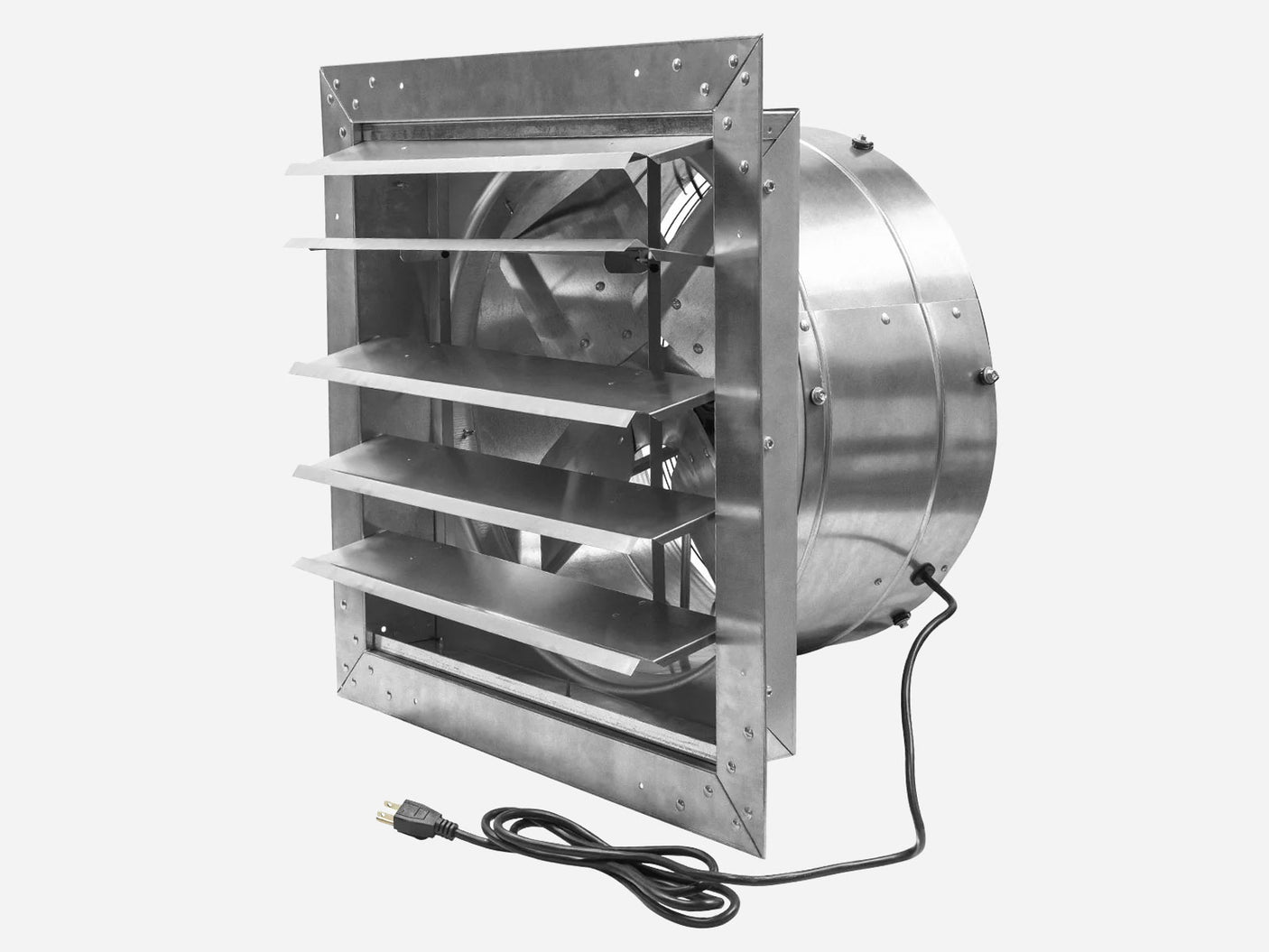 18 In. Heavy Duty Exhaust Fan, High Performance Totally Enclosed Motor