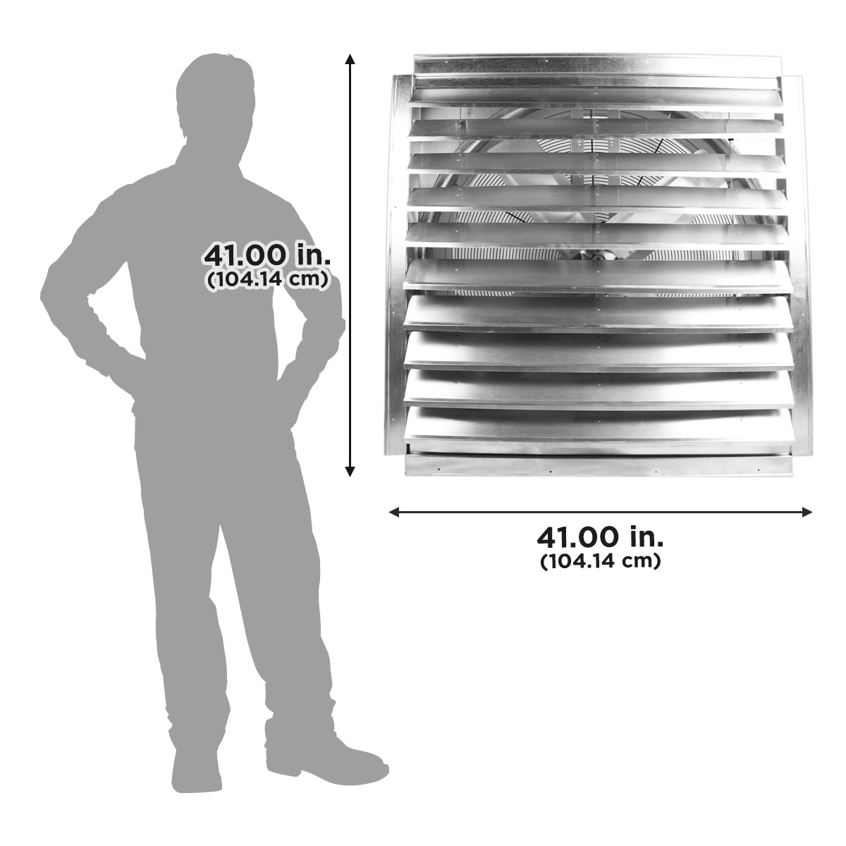 The dimensions of IF36 is 41 inches x 41 inches.