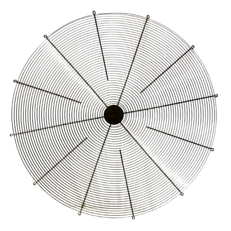 Front view of replacement grille for 36 in. drum fans.