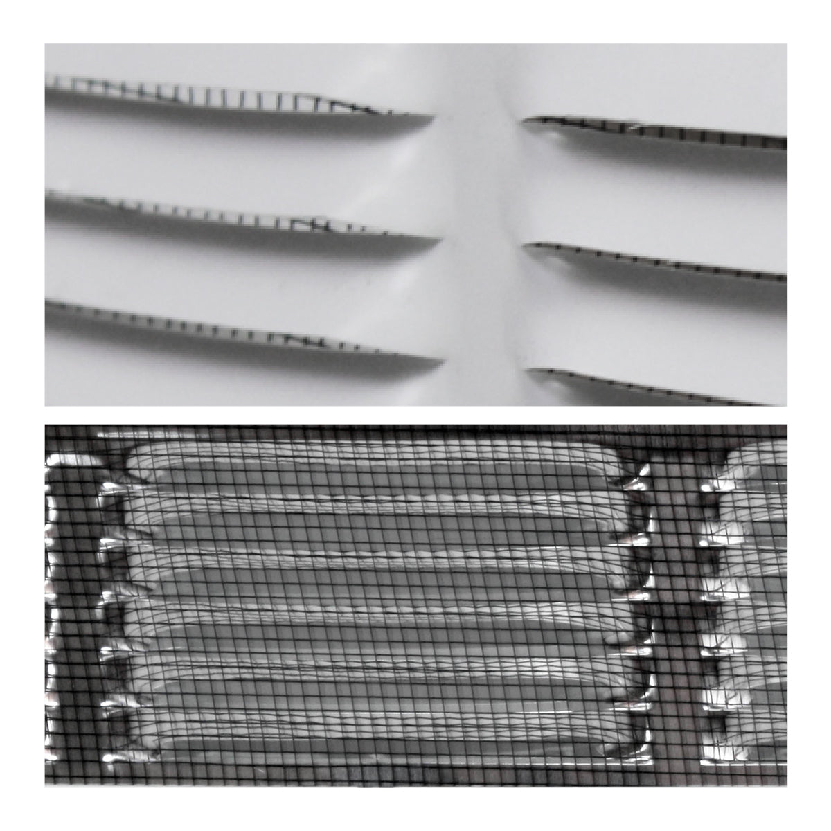 Detailed close-up of the vent louvers and the mesh screen.