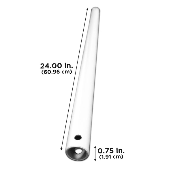 6 - 24 In. Downrods for Indoor Ceiling Fans in Brushed Nickel 