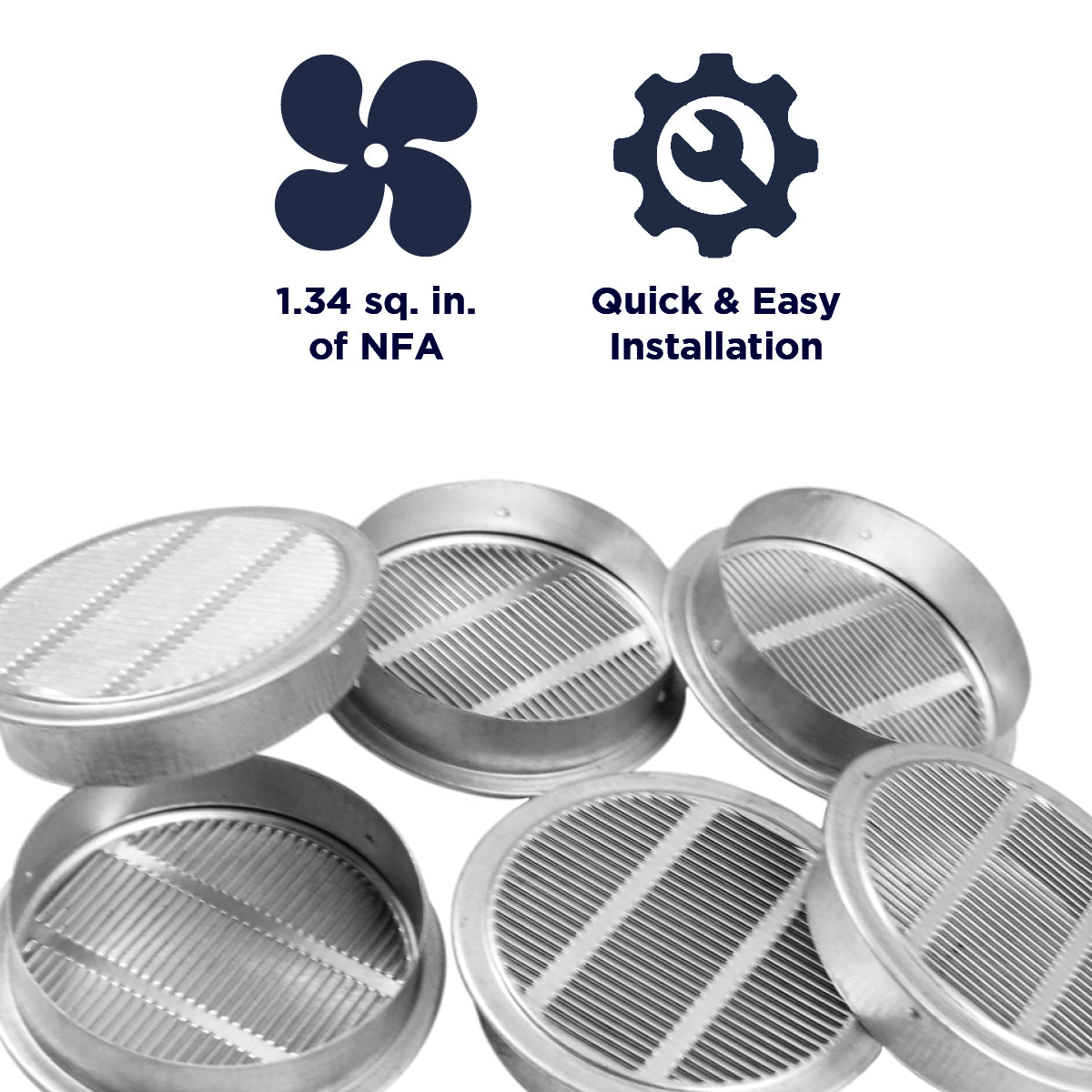 The MV3 provides 1.34 sq. in. of NFA and installs quickly and easily.