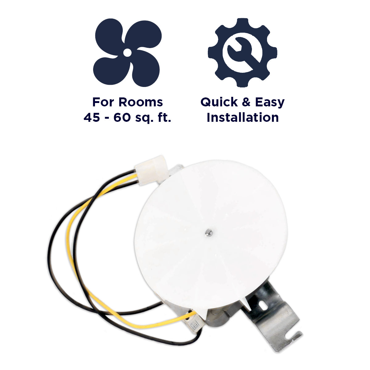 Features of the NXM50K include ventilation for rooms 45 - 60 sq. ft. and a quick and easy install.