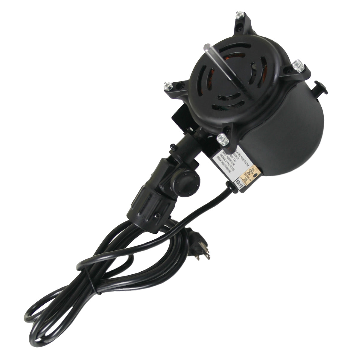 Motor for 22 in. stand fans with pre-wired power cord and plug..