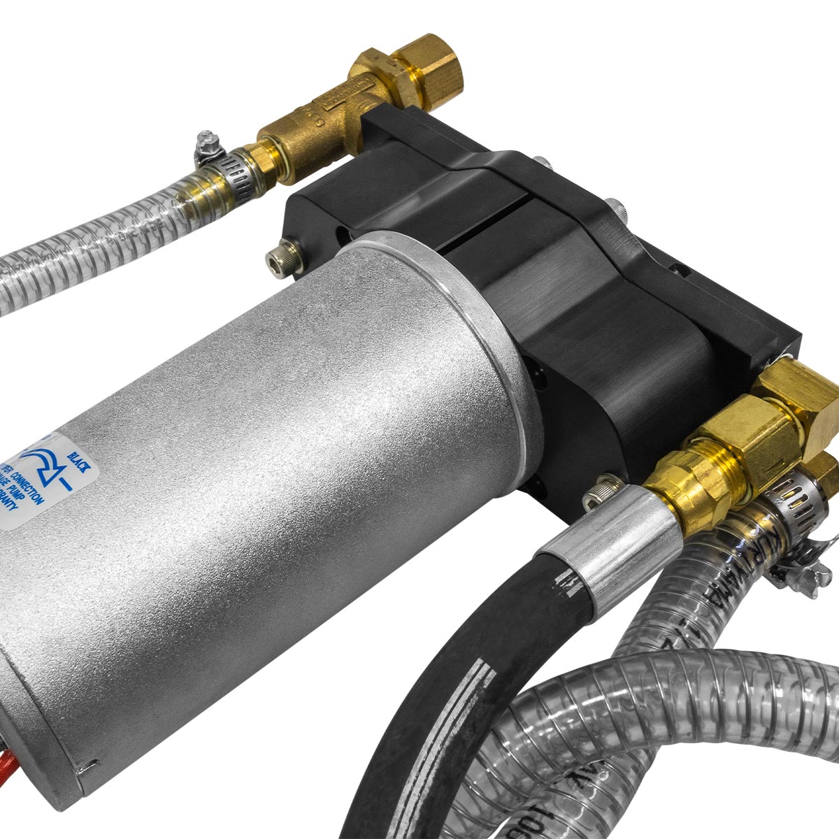 Right side view of the Maxx Air high-pressure misting fan pump.