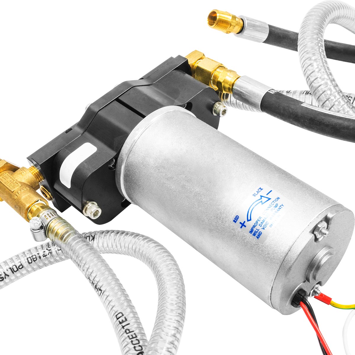 Left side view of the Maxx Air water pump.