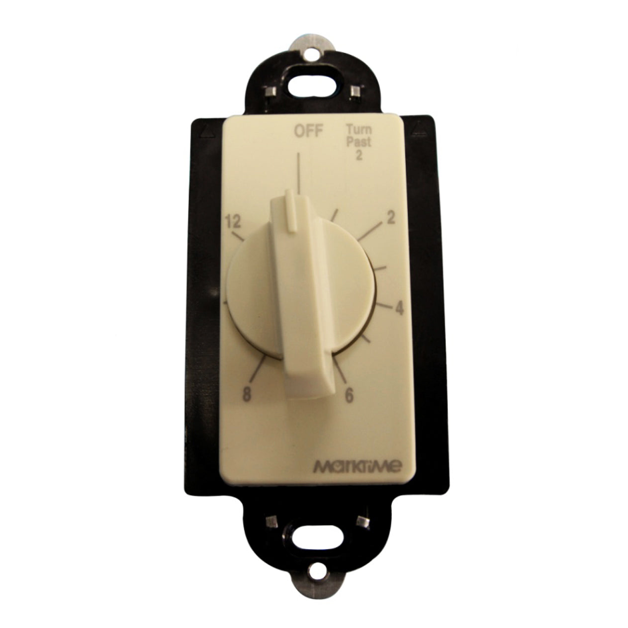 Front of the timer assembly showing the 1 hour marks.