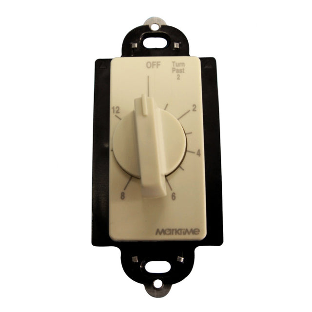 Front of the timer assembly showing the 1 hour marks.