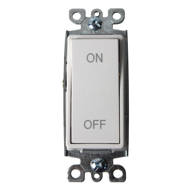 Front of on/off switch.