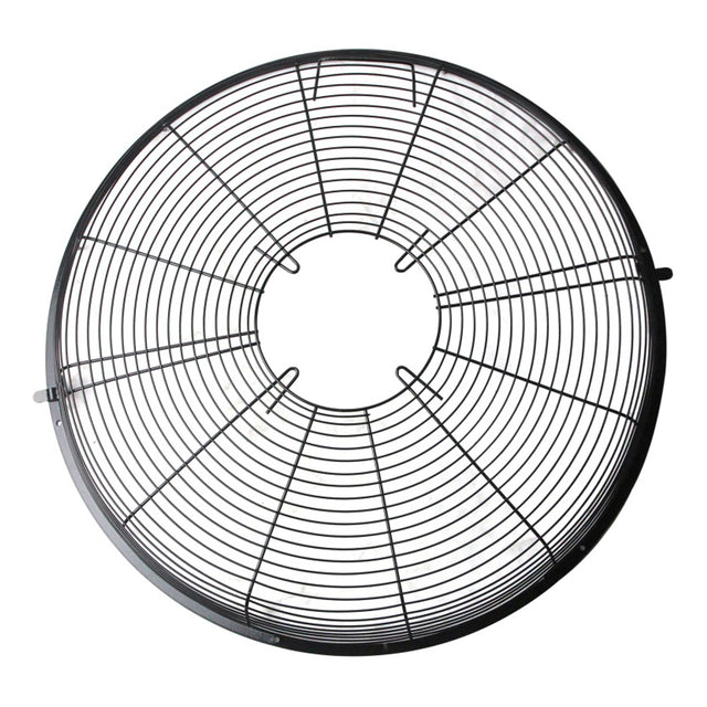 Rear grille with carry handle in powder-coated finish.