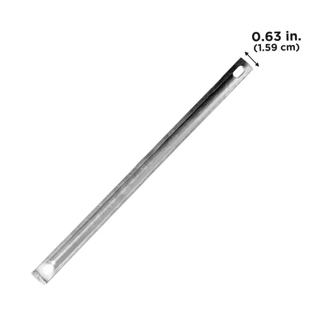 Dimensions - each brace is 0.63 inches wide.
