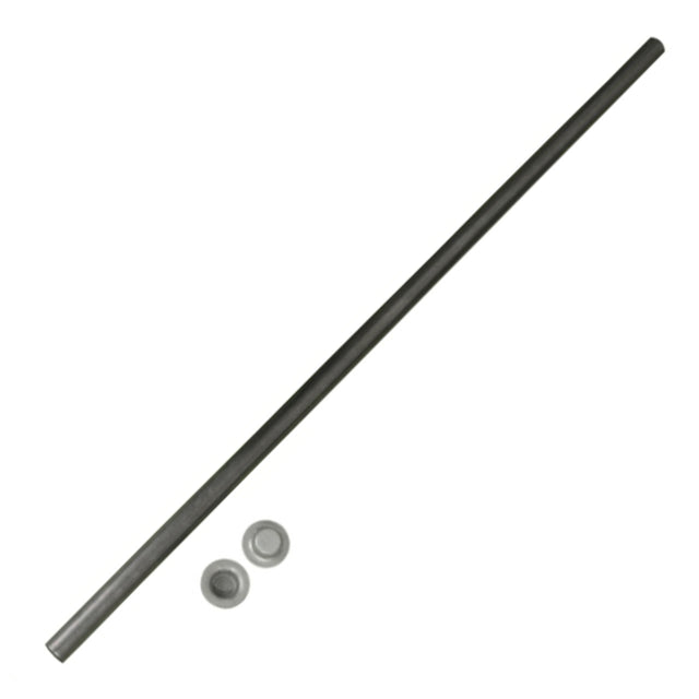 Axle rod kit with end caps.