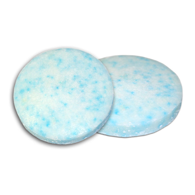 Pair of cleaning tablets.