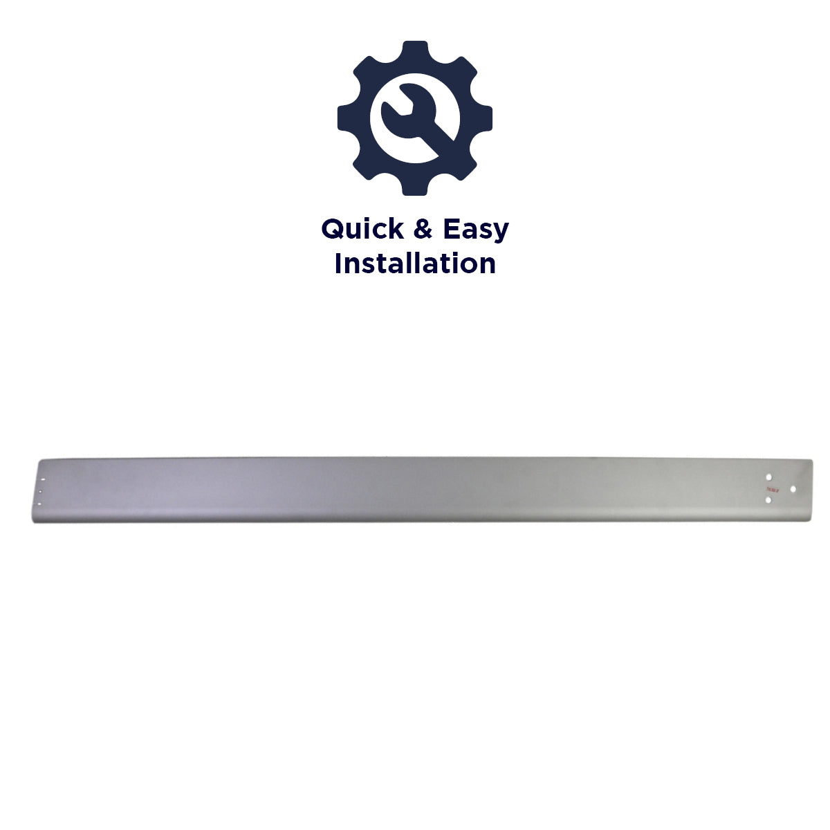 The XXICF96BLADE installs quickly and easily to the ceiling fan spider.