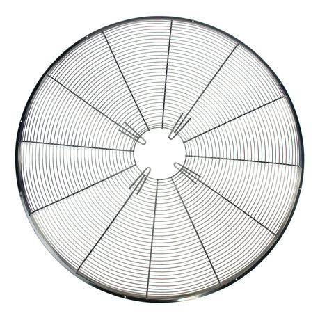 Front of 30 in. pedestal fan grille.