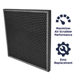 16 in. x 16 in. x 1 in. AS1000WHT Activated Carbon Air Scrubber Replacement Filter