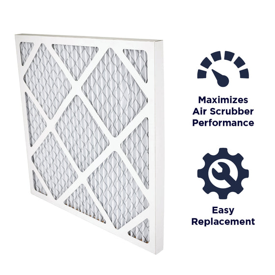 16 in. x 16 in. x 1 in. AS1000WHT MERV9 Air Scrubber Replacement Filter