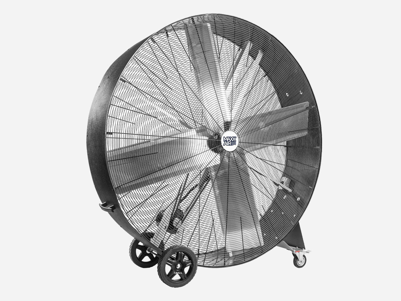 Guaranteed Dent-Free Heavy Duty 60 In. 2-Speed Belt Drive Drum Fan, Pro Flex Series