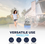 The Maxx Air 14" misting fan can be used in a wide variety of environments, including commercial, ag, and home applications. 