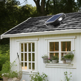 1,030 CFM Steel Solar Powered Roof Mount Attic Ventilator with Integrated 25-Watt Solar Panel