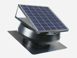 1,280 CFM Steel Solar Powered Roof Mount Attic Ventilator with Adjustable Mounted 50W Solar Panel