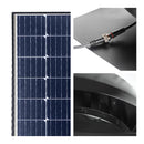 1,380 CFM Steel Solar Powered Roof Mount Attic Ventilator with Adjustable 60-Watt Solar Panel