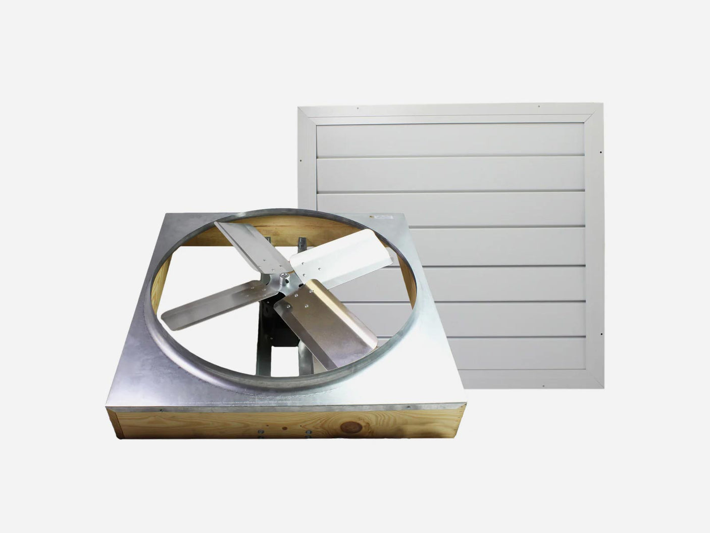 24 In. 2-Speed Direct Drive Whole House Fan with Shutter