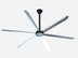 108 In. Indoor 6-Speed HVLS Ceiling Fan