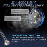 20 In. 3-Speed Tilting Outdoor Rated 3-IN-1 Pedestal Fan with Misting Kit