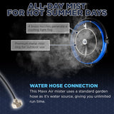 20 In. 3-Speed Tilting Outdoor Rated 3-IN-1 Pedestal Fan with Misting Kit