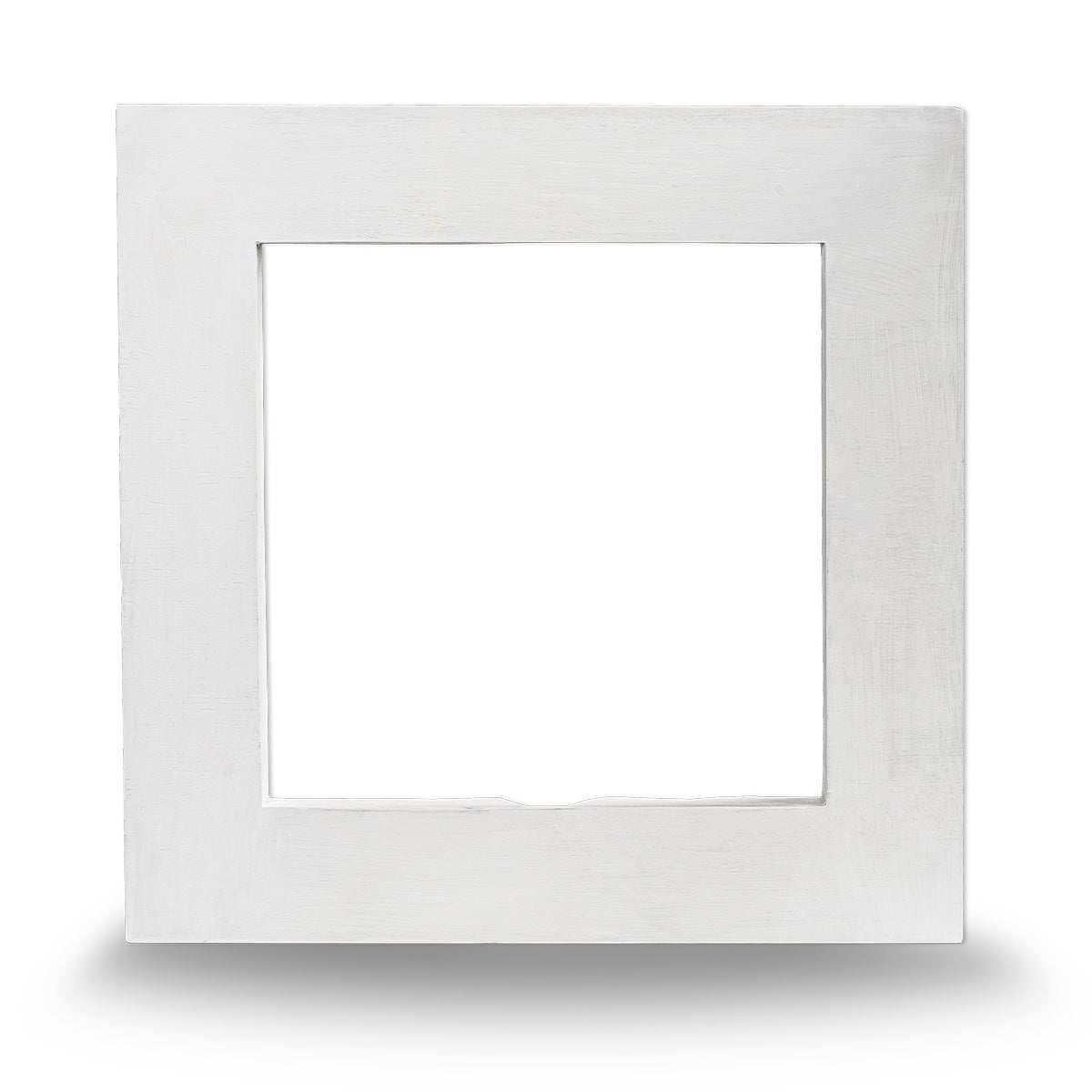 Front view of the frame showing the 16.5" square precut cutout for exhaust fan install. 