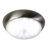 11 in. LED Flush Mount Ceiling Light Fixture with Frosted Glass Shade