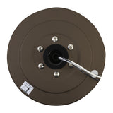 Top view of the ceiling fan motor.