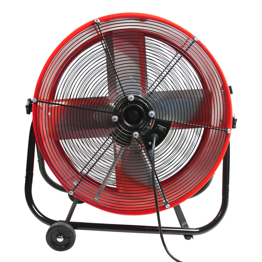 24 In. 2-Speed Tilting Direct Drive Drum Fan – Maxx Air
