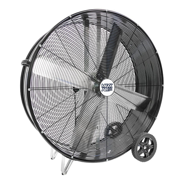 42 in. Pro series belt drive air circulator in black finish.