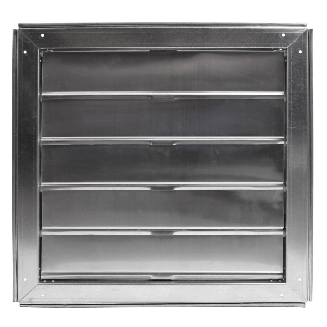 18 In. Automatic Metal Shutter for Gable Mount Power Attic Ventilators –  Maxx Air
