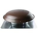 Profile view of the 4000 series roof mount power attic vent showing the aluminum dome.