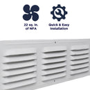 Features of the CX64 vent include providing 22 sq. inches of net free air, and a quick and easy install. 