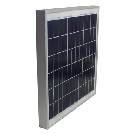 Left side view of the solar panel for solar ventilation fans. 