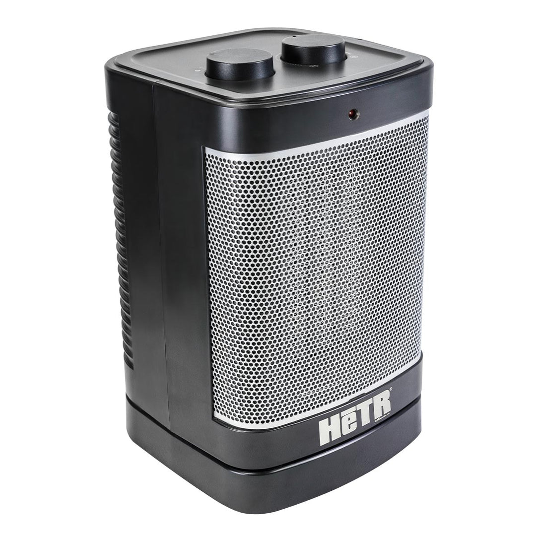 10 In. Electric Indoor Portable Oscillating Fan-Forced Ceramic Heater –  Maxx Air