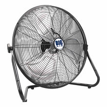  20 in. air circulator fan in powder-coated black finish for ease in cleaning. 