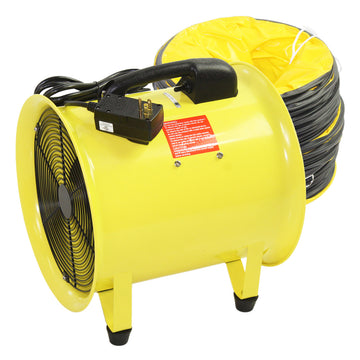 8 In. Axial Confined Space Ventilator with Polyvinyl Hose – Maxx Air