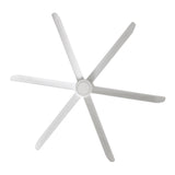 Underside of the unique and quiet 108 in. ceiling fan.