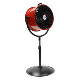 16 In. 3-Speed Tilting Adjustable Height Pedestal Fan