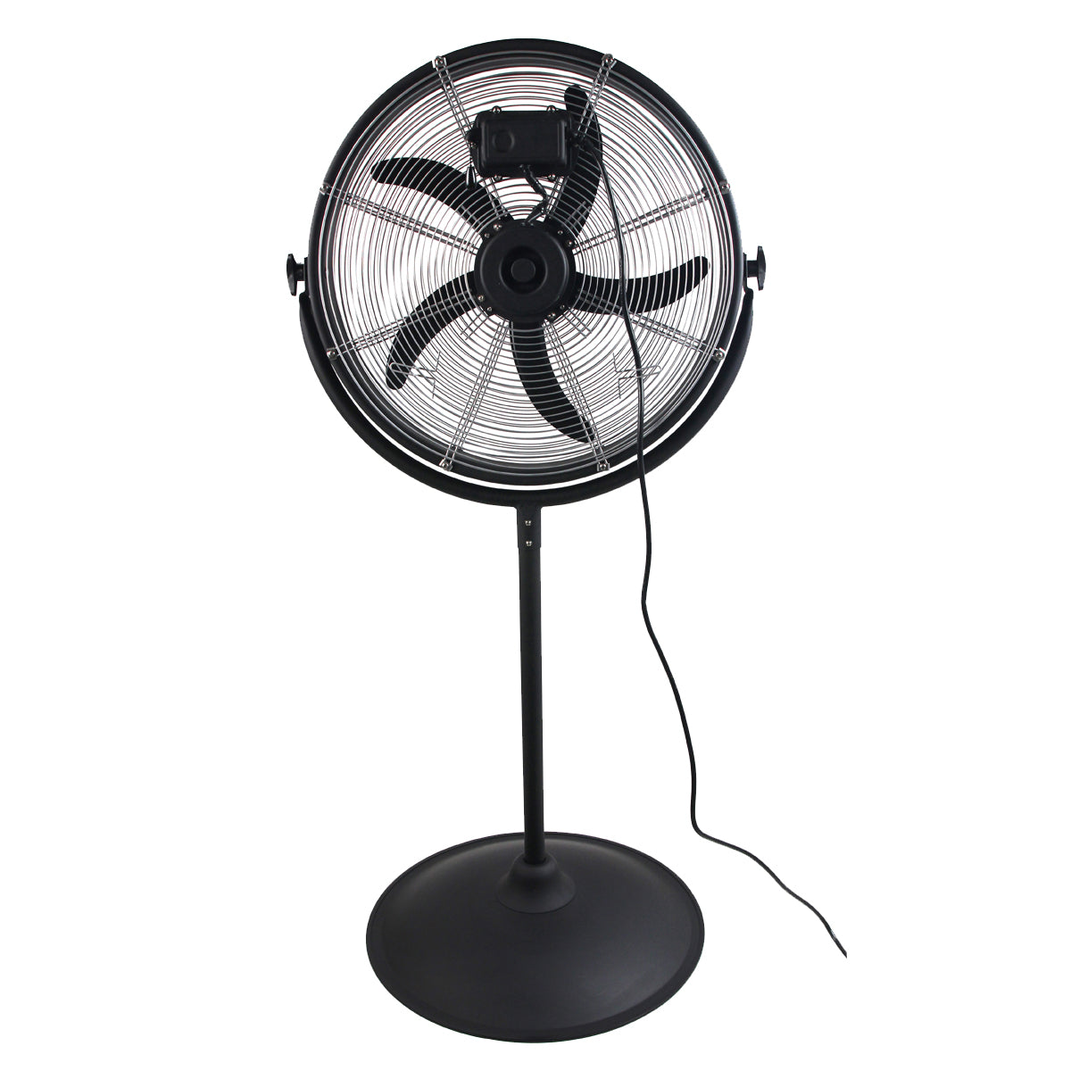 Outdoor pedestal store fan