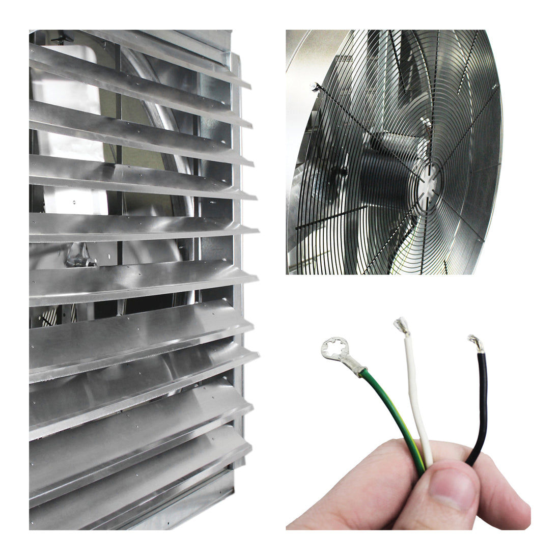 Maxx Air 36 In. Heavy Duty Exhaust Fan with Automatic Shutter ...