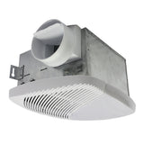 70 CFM fluorescent light MS Series bath fan with 4 in. duct.