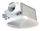 90 CFM incandescent light MS Series bath fan with 4 in. duct.