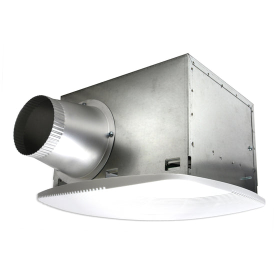 80 CFM non-lighted SH Series bath fan with 4 in. duct.